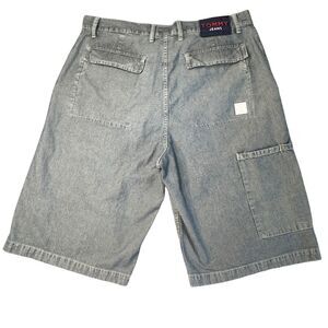 VTG Tommy Hilfiger 85 Jeans Shorts Mens 36 Denim Cargo Carpenter Pocket Y2K 2000
